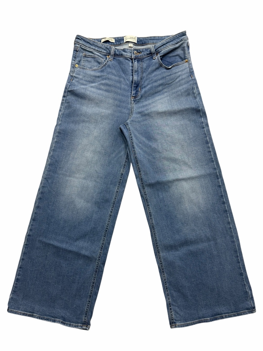 Universal Thread Wide Leg Jeans Womens 16R Medium Wash High Rise Denim